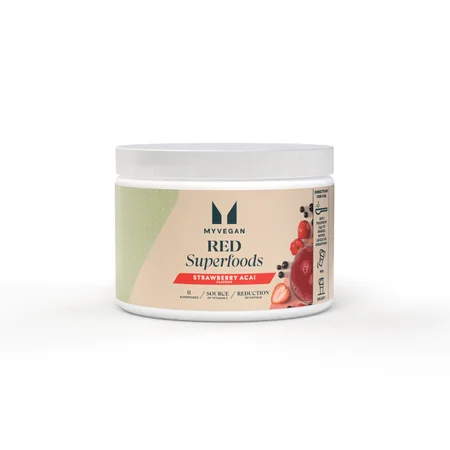Mezcla vegetal de superalimentos rojos