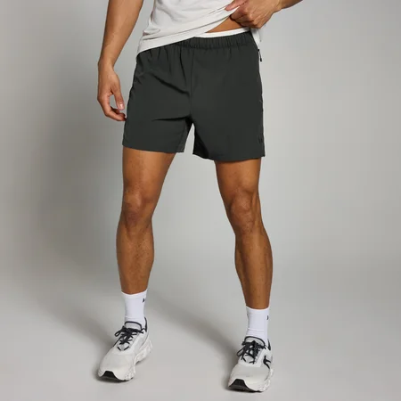 Pantalón corto de entrenamiento tejido con tiro de 13 cm Tempo para hombre de MP - Negro lavado