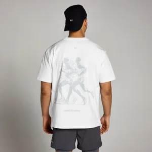 Camiseta para correr con estampado gráfico Velocity Ultra de MP - Blanco - Size S-M