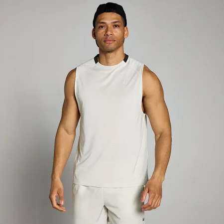 Camiseta de tirantes cuadriculada Tempo para hombre de MP - Neblina