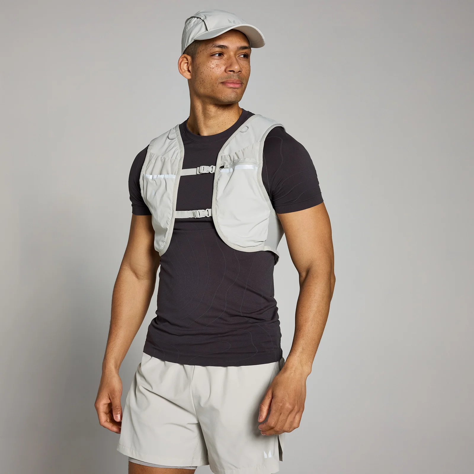 Camiseta de tirantes Velocity Ultra Hydration de MP - Gris cromo - S Imagen 1