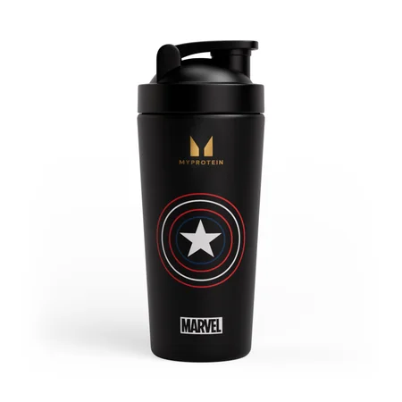 Vaso mezclador metálico de Capitán América