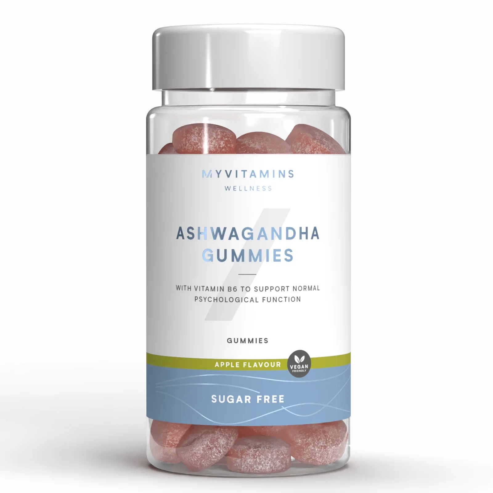 Gominolas de ashwagandha sin azúcar - 60Gominolas - Sugar Free Apple Imagen 1