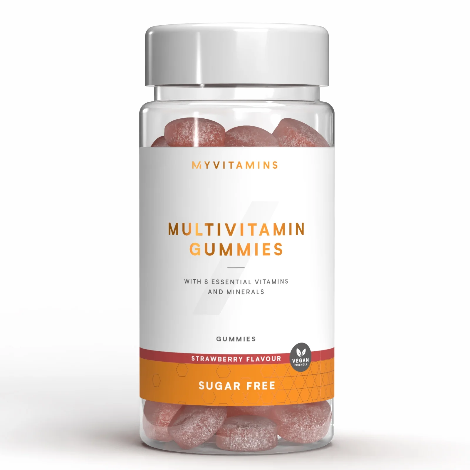 Gominolas multivitamínicas sin azúcar - 60Gominolas - Sugar Free Strawberry Imagen 1
