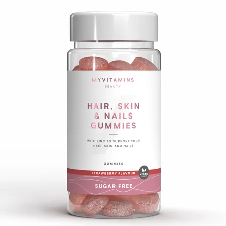 Gominolas para pelo, piel y uñas sin azúcar - 60Gominolas - Sugar Free Strawberry
