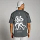 Camiseta para correr con estampado gráfico Velocity Ultra de MP - Gris oscuro