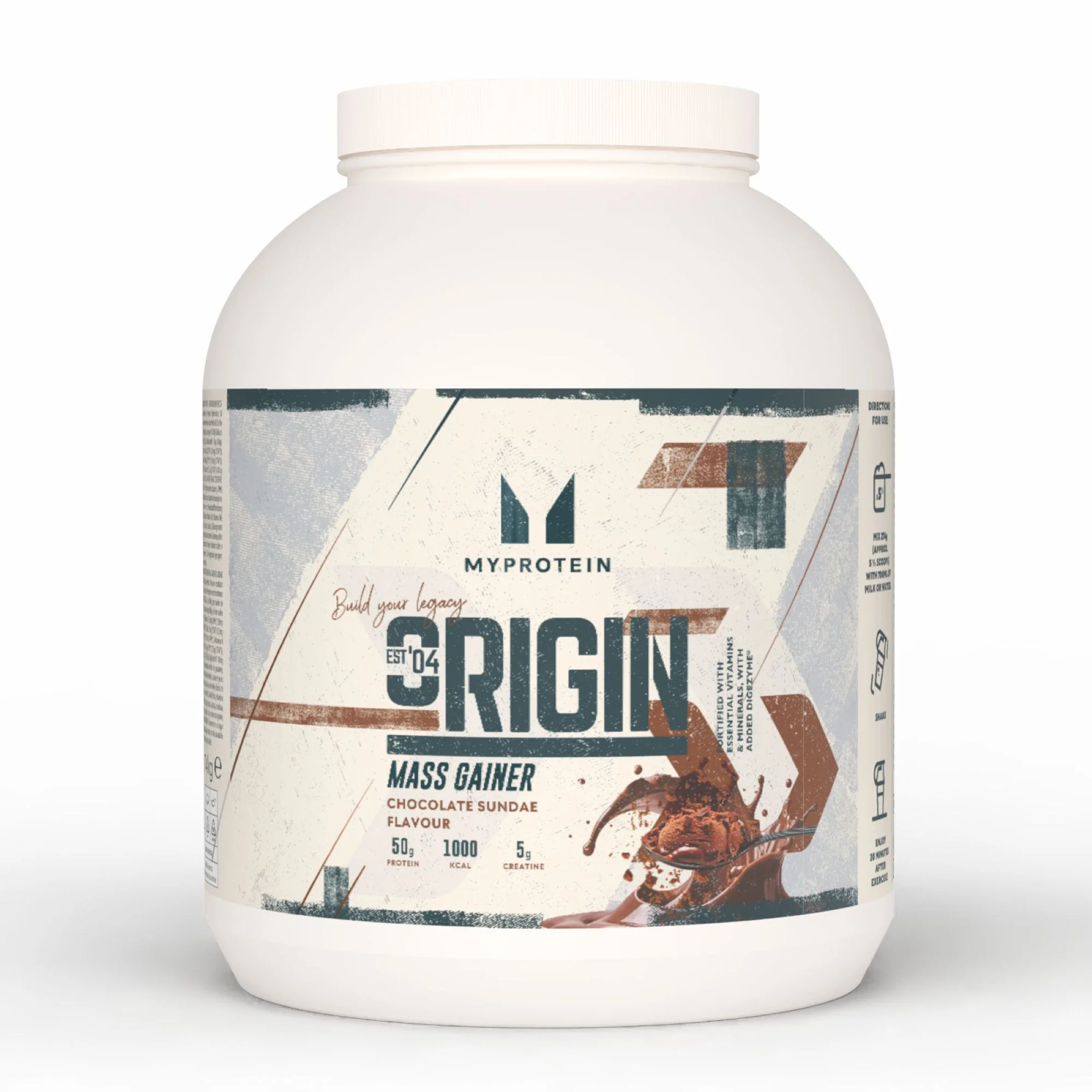 Origin Mass Gainer - 2.74KG - 10raciones - Chocolate Sundae Imagen 1