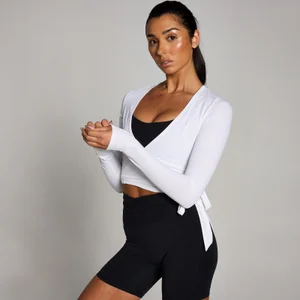 Camiseta cruzada Tempo para mujer de MP - Blanco - Size S