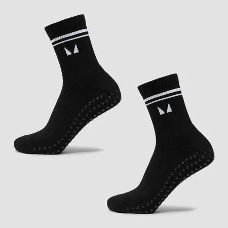Calcetines de pilates de MP - Negro