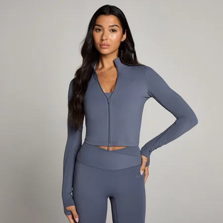 Chaqueta corta de tirantes Tempo para mujer de MP - Azul carbón