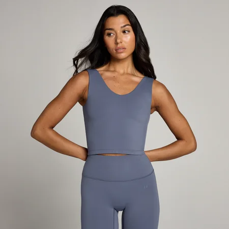 Camiseta de tirantes Tempo para mujer de MP - Azul carbón