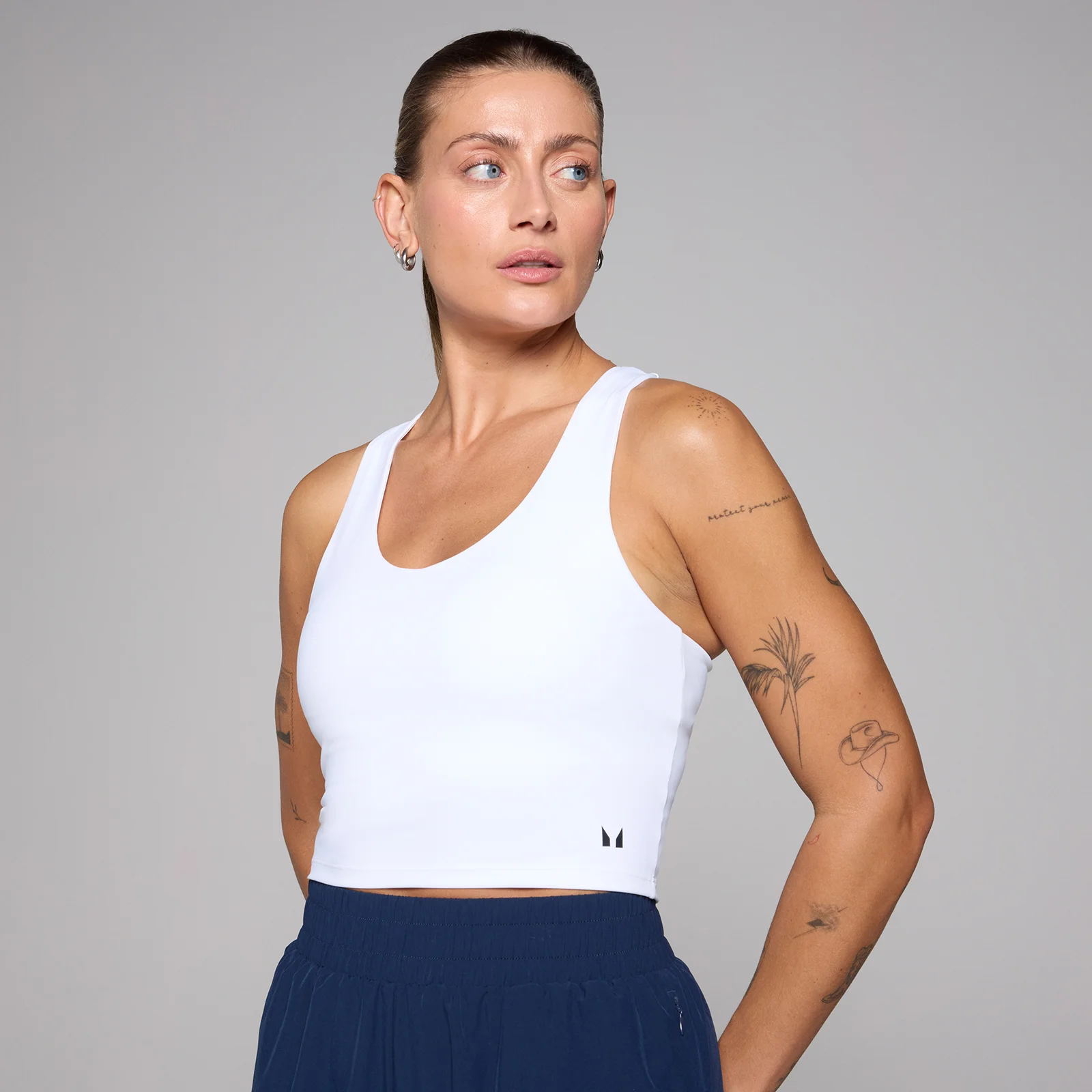 Camiseta sin mangas con espalda nadadora Active para mujer de MP - Blanco - XXXL Imagen 1