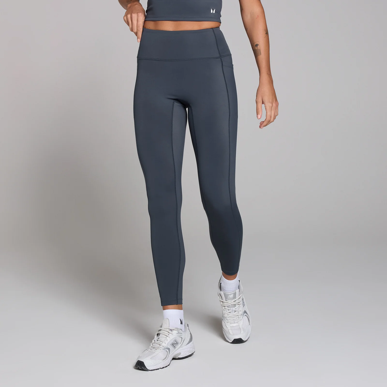 Mallas con bolsillos Active para mujer de MP - Azul medianoche - L Imagen 1