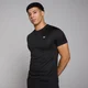 Camiseta de entrenamiento con diseño de cuadrícula para hombre de MP - Negro