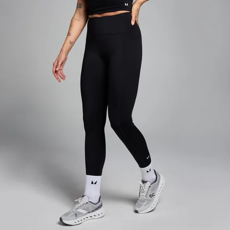 Mallas con bolsillos Active para mujer de MP - Negro