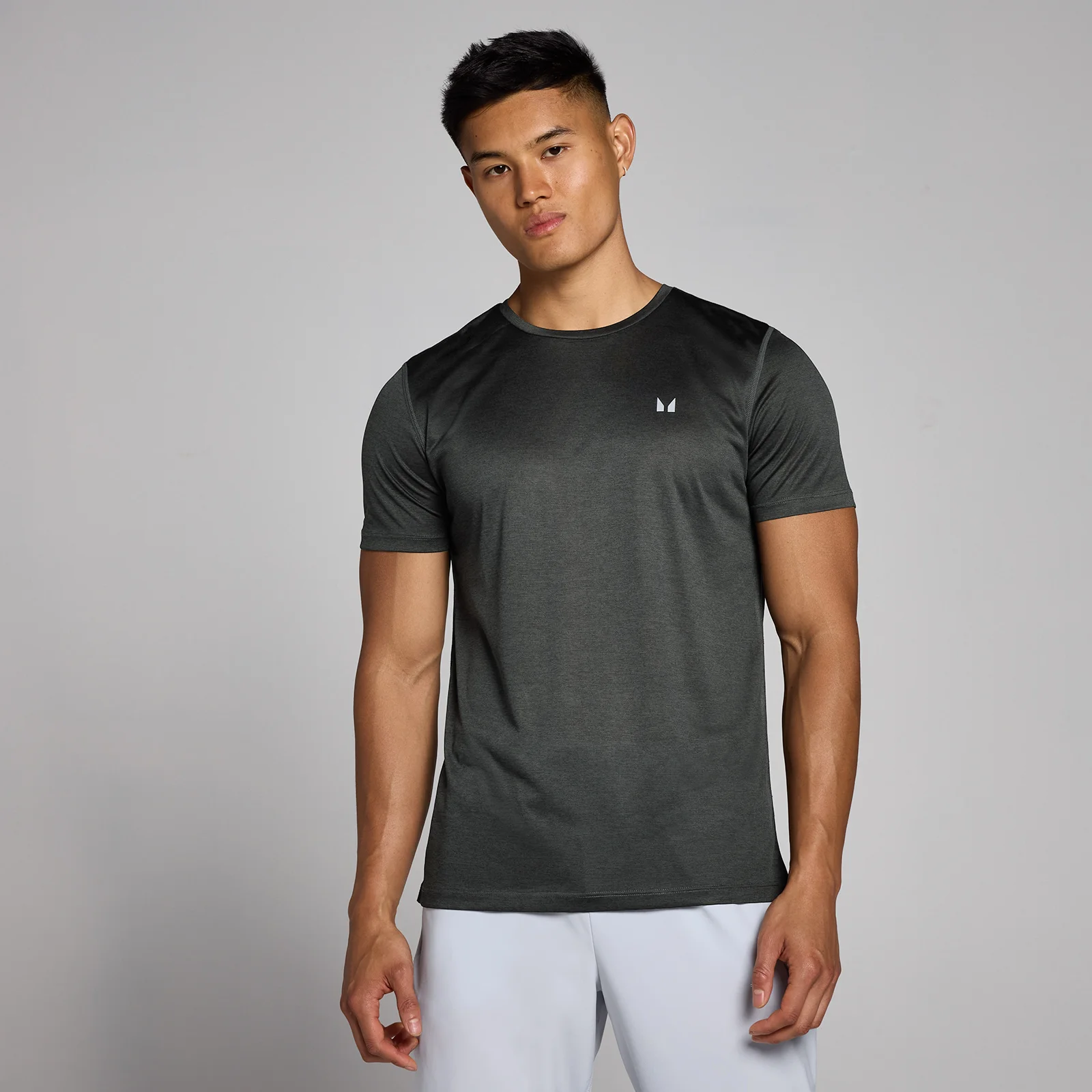 Camiseta jaspeada Tempo para hombre de MP - Negro lavado - M Imagen 1