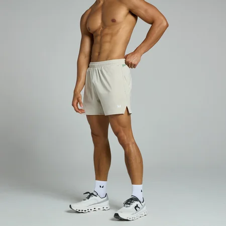 Pantalón corto con panel y tiro de 13 cm Tempo para hombre de MP - Ceniza