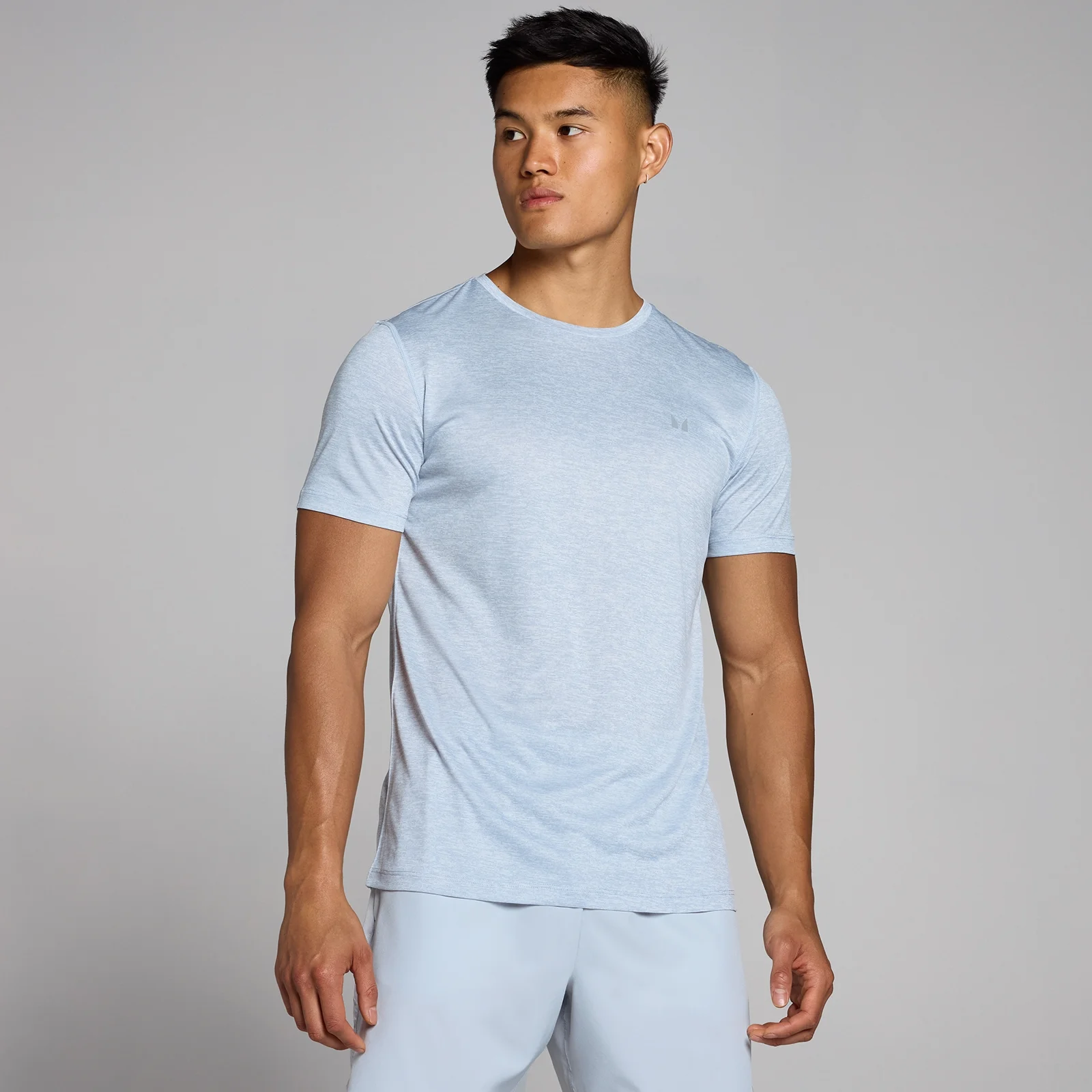 Camiseta jaspeada Tempo para hombre de MP - Gris hielo - XS Imagen 1