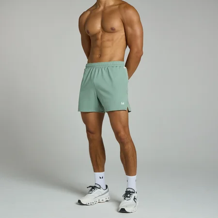 Pantalón corto con panel y tiro de 13 cm Tempo para hombre de MP - Verde pálido
