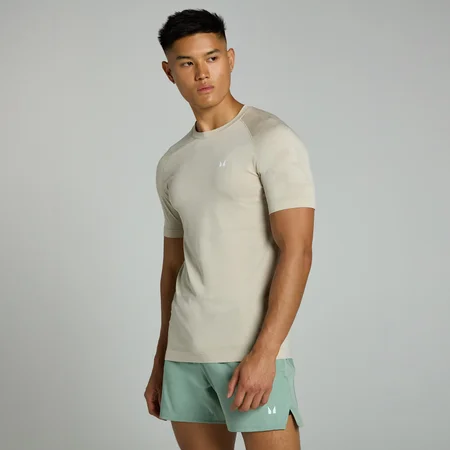Camiseta sin costuras Tempo para hombre de MP - Ceniza