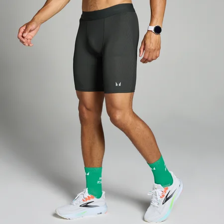 Pantalón corto interior acanalado en contraste Velocity para hombre de MP - Negro