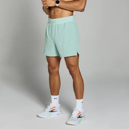 Pantalón corto Velocity con tiro de 13 cm para hombre - Neblina grisáceo