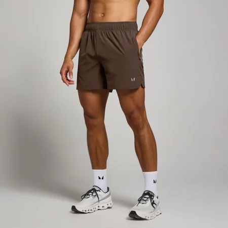 Pantalón corto tejido de entrenamiento con tiro de 13 cm para hombre de MP - Chocolate