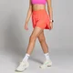 Pantalón corto de correr plisado Velocity para mujer de MP - Ámbar