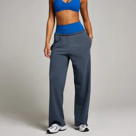 Pantalones deportivos de pernera recta y talle medio Tempo para mujer de MP - Medianoche