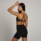 Sujetador deportivo con tirantes Tempo para mujer de MP - Negro