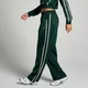Pantalón deportivo de pernera recta de tricot para mujer de MP - Esmeralda oscuro