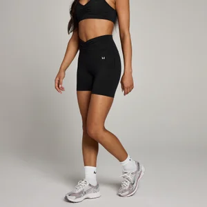 Pantalón corto con parte delantera fruncida Tempo para mujer de MP - Negro - Size XS