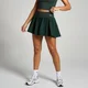 Falda plisada con pantalón corto Tempo para mujer de MP - Esmeralda oscuro