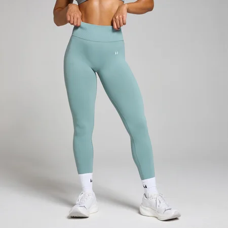 Mallas sin costuras de talle medio Tempo para mujer de MP - Plomo