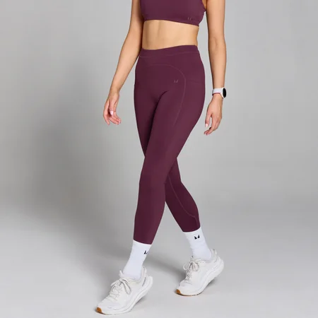 Mallas con bolsillo Velocity para mujer de MP - Pardo rojizo