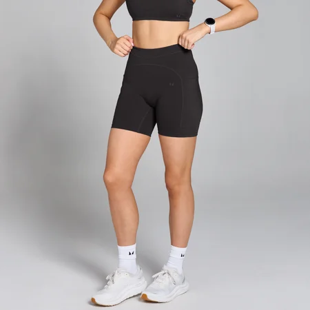 Pantalón corto con bolsillo Velocity para mujer de MP - Negro
