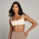 Sujetador deportivo de espalda descubierta Studio para mujer de MP - Crema suave