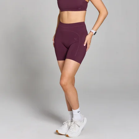 Pantalón corto con bolsillo Velocity para mujer de MP - Pardo rojizo