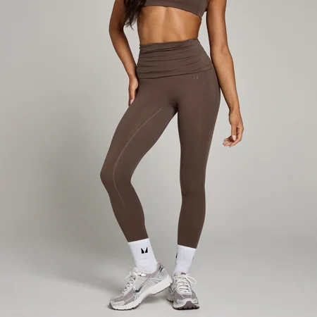 Mallas dobladas Studio para mujer de MP - Chocolate