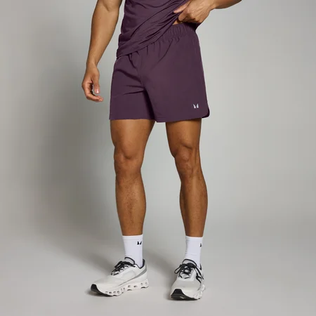 Pantalón corto de entrenamiento tejido con tiro de 13 cm para hombre de MP - Ciruela intenso
