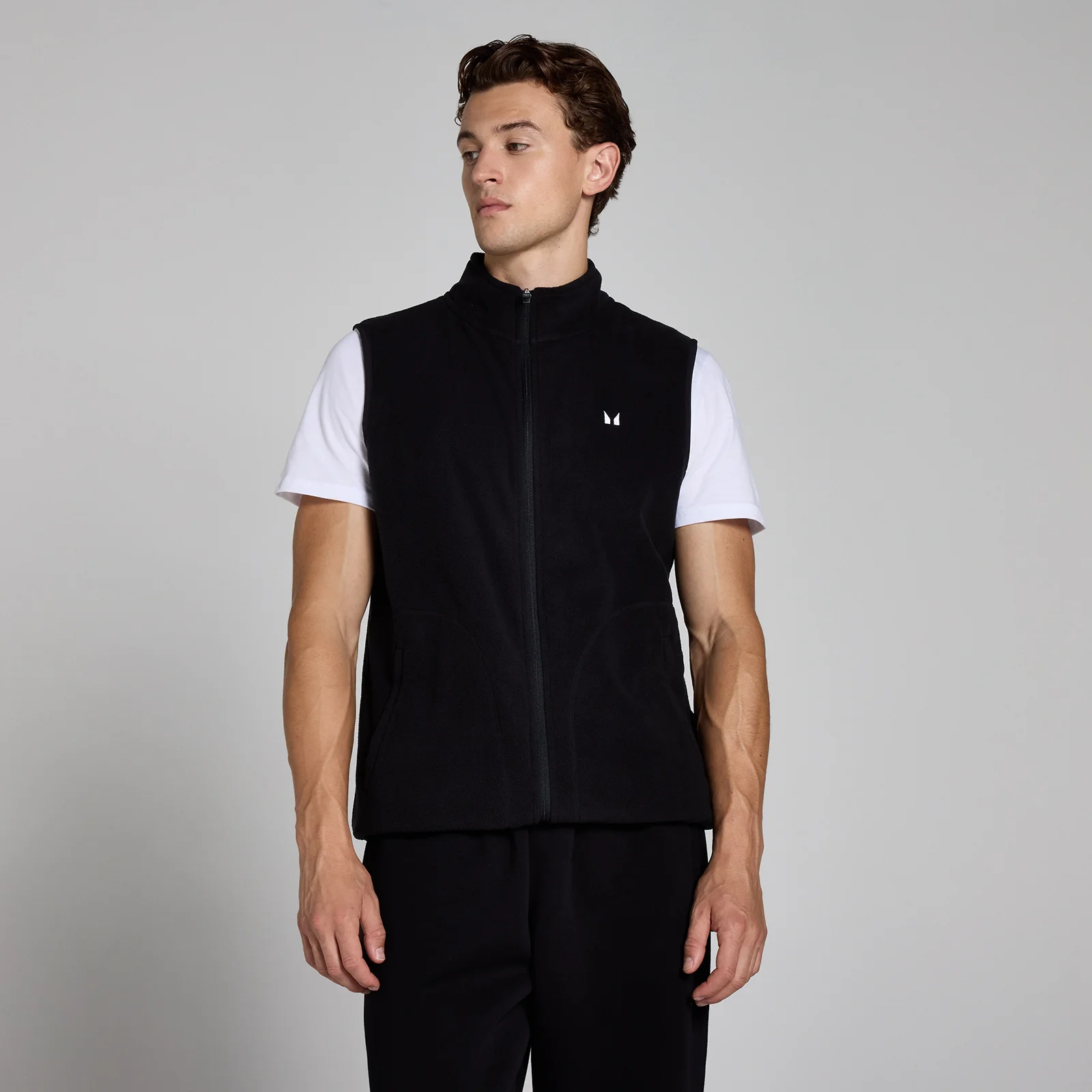 Chaleco de forro polar para hombre de MP - Negro - S Imagen 1