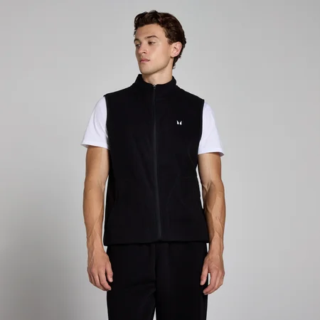 Chaleco de forro polar para hombre de MP - Negro