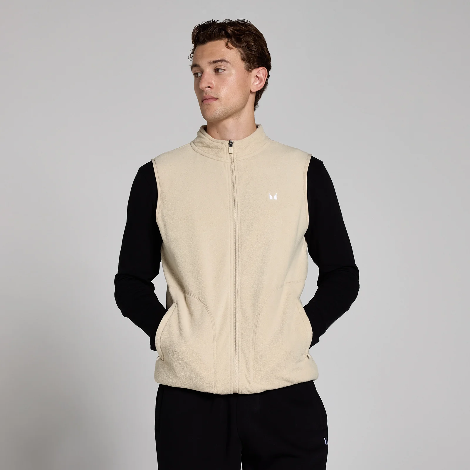 Chaleco de forro polar para hombre de MP - Avena - S Imagen 1