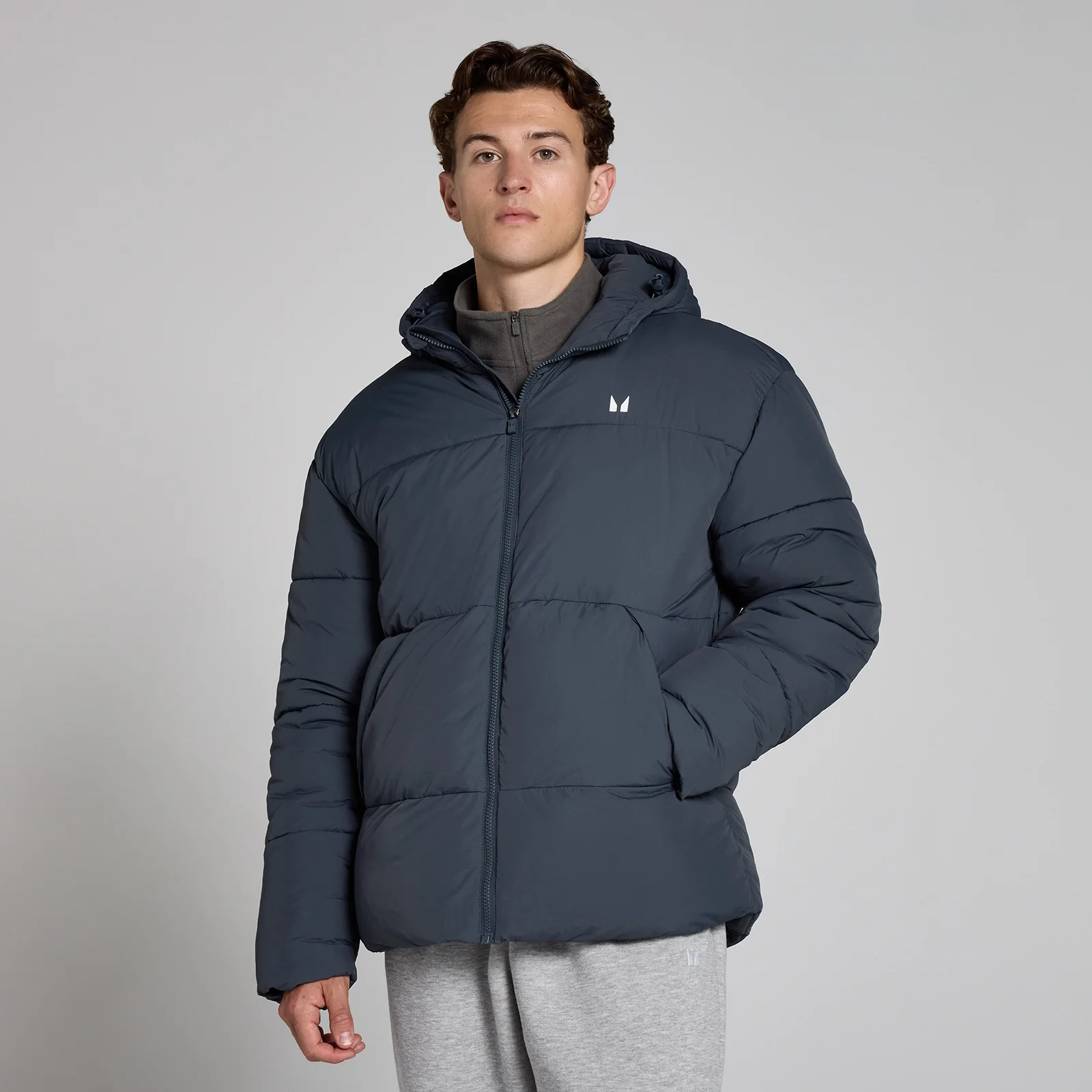 Chaqueta acolchada corta para hombre de MP - Medianoche - S Imagen 1