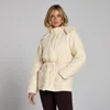 Chaqueta corta con cintura ajustable para mujer de MP - Crema suave