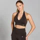 Sujetador de cuello halter sin costuras Tempo para mujer de MP - Chocolate