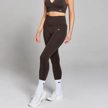 Mallas fruncidas sin costuras Tempo para mujer de MP - Chocolate