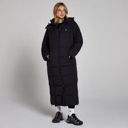 Chaqueta Maxi acolchada para mujer de MP - Negro