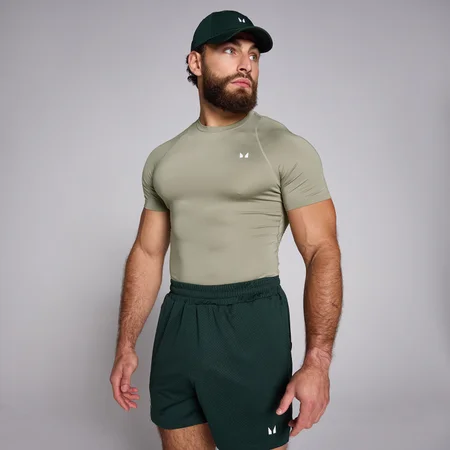 Camiseta interior de entrenamiento de manga corta para hombre de MP - Salvia intenso
