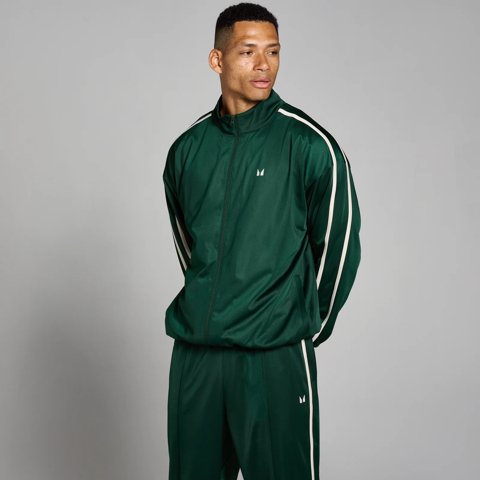 Chaqueta deportiva de tricot para hombre de MP - Esmeralda oscuro - XS Imagen 1